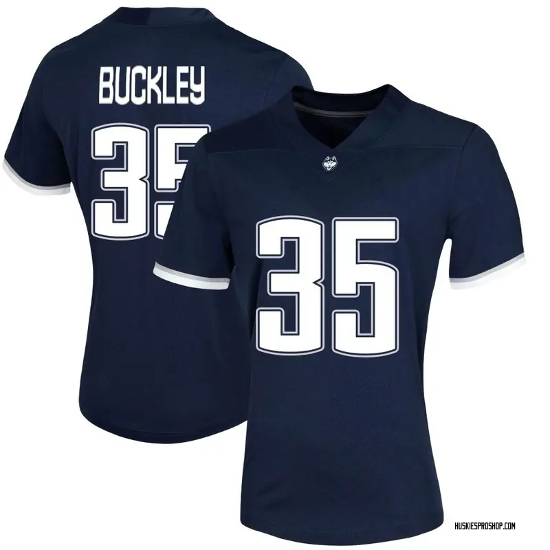 Game Women's Drew Buckley UConn Huskies Navy Untouchable Football Jersey